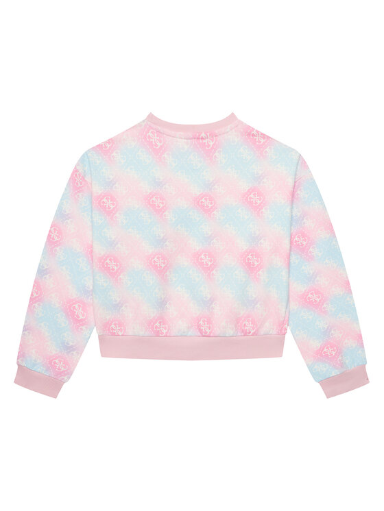 Guess Guess Суитшърт J5YQ03 KA6R4 Розов Oversize