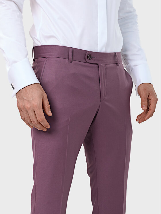 Evenemen Evenemen Garnitur Living Fioletowy Slim Fit