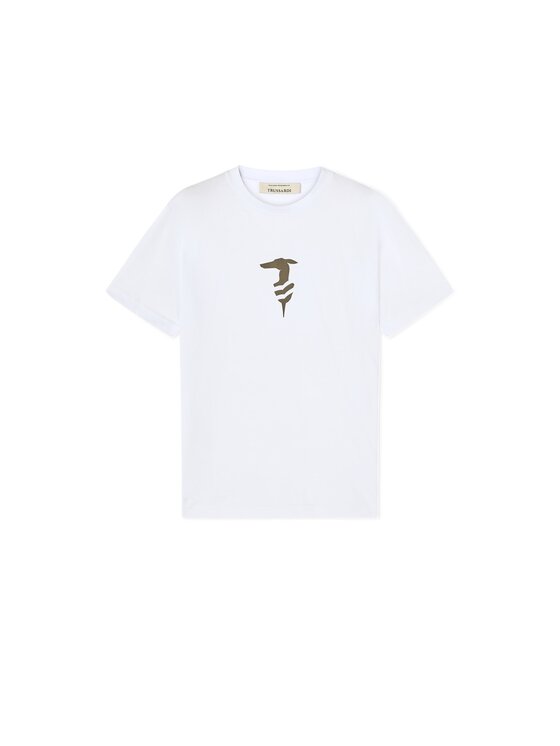Trussardi Trussardi T-Shirt G01V8000373N001 Biały Regular Fit