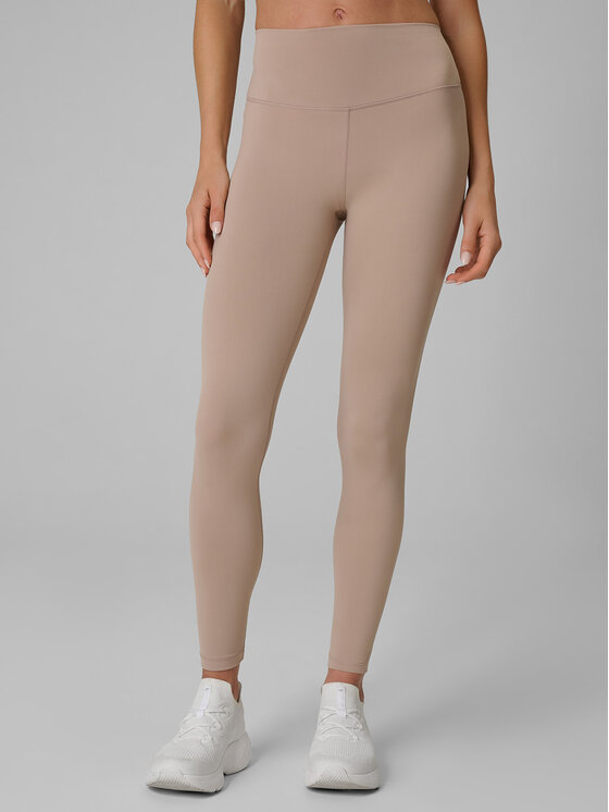 4F 4F Legginsy BASIC+ Beżowy Slim Fit