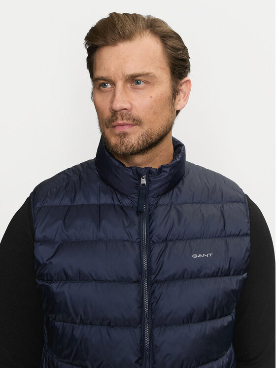 Gant Gant Prsluk 7006299 Tamnoplava Regular Fit