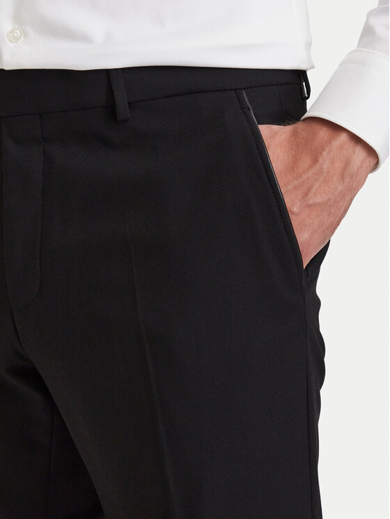KARL LAGERFELD KARL LAGERFELD Stoffhose 255087 564008 Schwarz Slim Fit