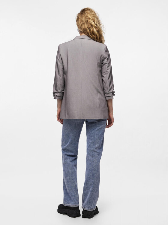 Pieces Pieces Σακάκι Bosella 17090996 Γκρι Regular Fit