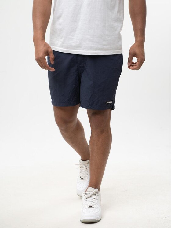Jigga Wear Jigga Wear Szorty kąpielowe Sportowe Spodenki Kąpielowe Męskie Granatowe Jigga Wear Patch XL Niebieski