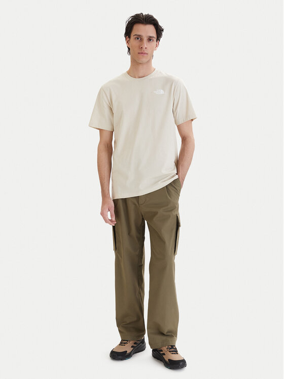 The North Face The North Face T-Shirt NSE Box NF0A8GV2 Μπεζ Regular Fit