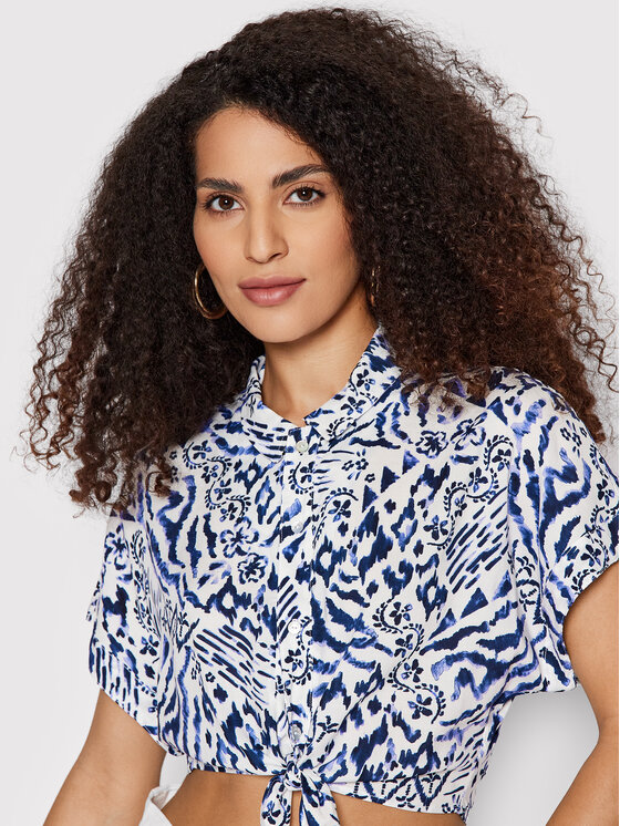 Banana Moon Banana Moon Camicia Kaimi Aqualiday KBN74 Blu scuro Relaxed Fit