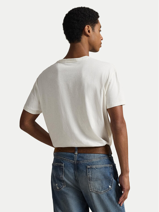 Polo Ralph Lauren Polo Ralph Lauren Tričko 710B14615001 Biela Regular Fit