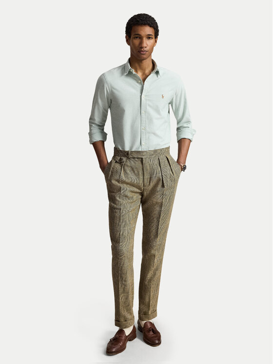 Polo Ralph Lauren Polo Ralph Lauren Camicia 710792161501 Verde chiaro Slim Fit