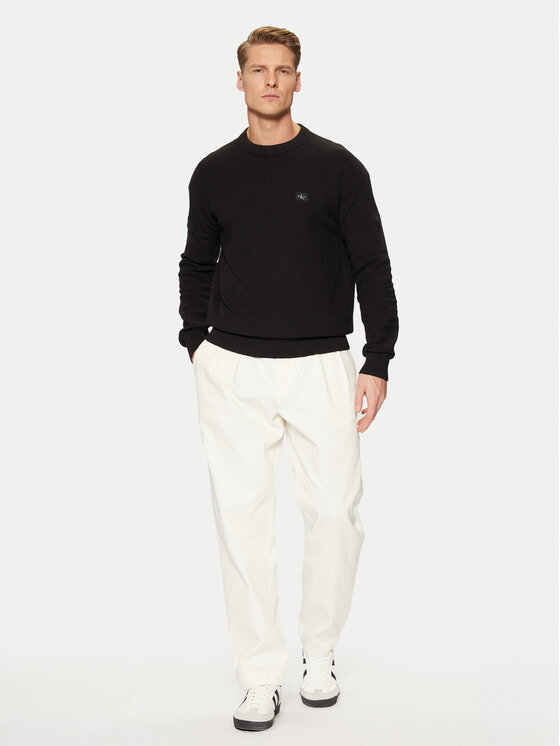 Calvin Klein Jeans Calvin Klein Jeans Sweter J30J326746 Czarny Relaxed Fit
