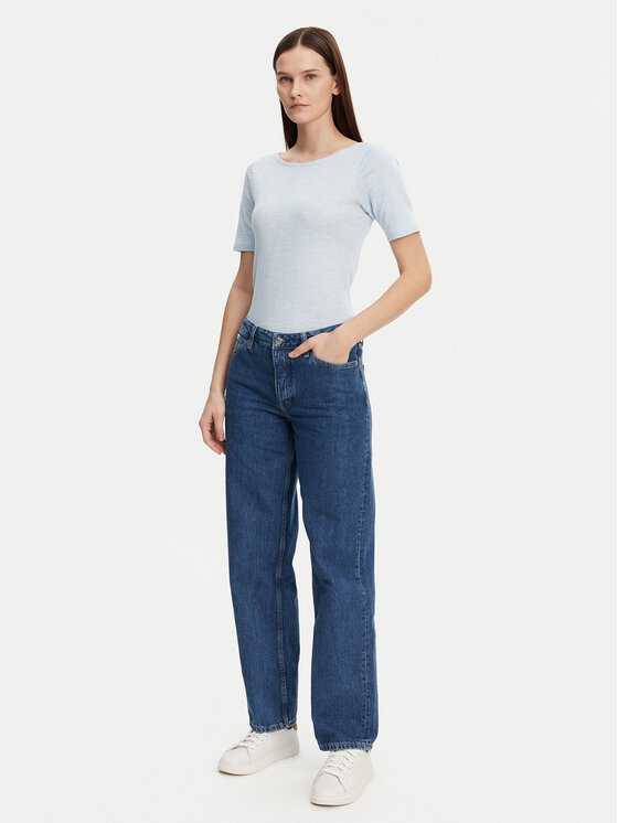 Marc O'Polo Marc O'Polo Bluse 502 2261 51399 Himmelblau Regular Fit