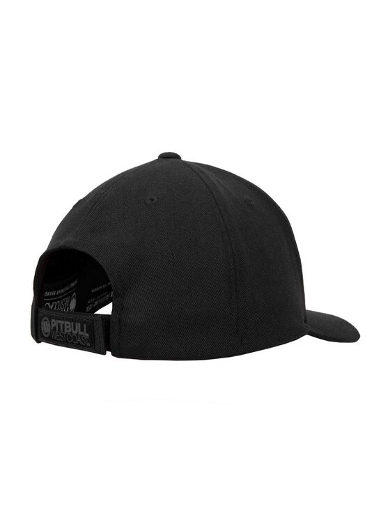 PITBULL PITBULL Czapka z daszkiem Czapka Snapback 3D Metal Logo uniwersalny Czarny