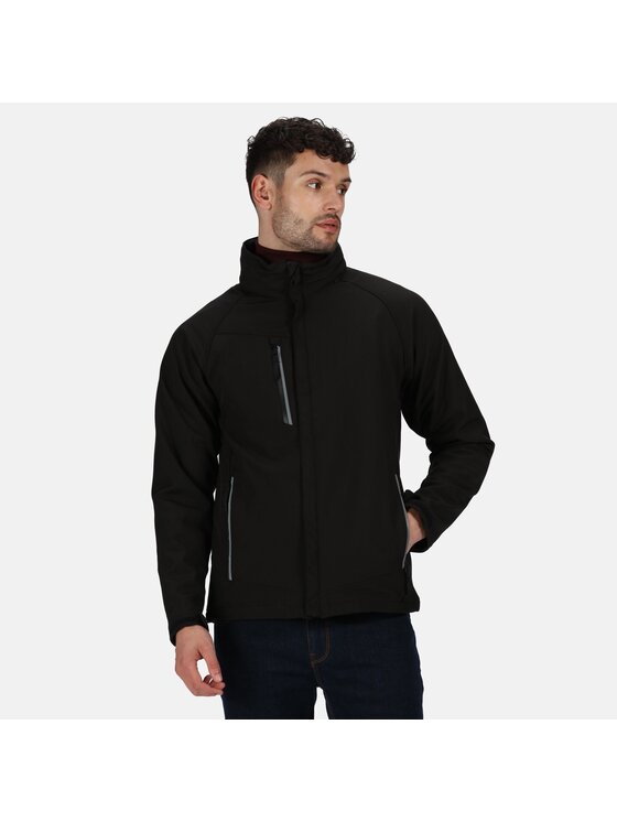Regatta Regatta Kurtka softshell Apex Czarny Long Fit
