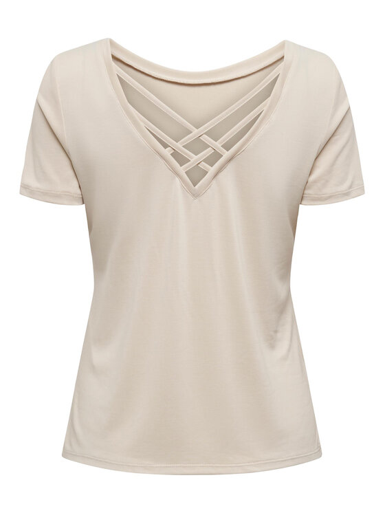 ONLY ONLY Halenka 15296948 Écru Regular Fit
