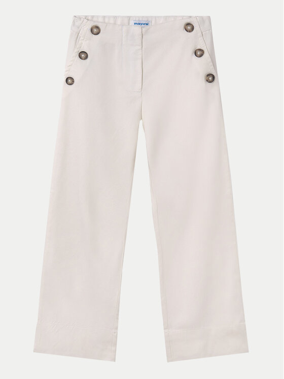 Mayoral Mayoral Stoffhose 6501 Écru Regular Fit