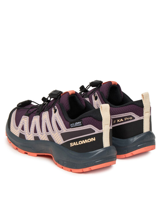 Salomon Salomon Trekking čevlji Xa Pro V8 Waterproof L47857100 Vijolična