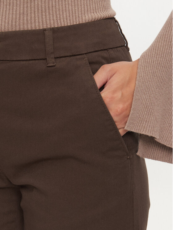 United Colors Of Benetton United Colors Of Benetton Pantaloni din material 4GD7DF06U Maro Regular Fit