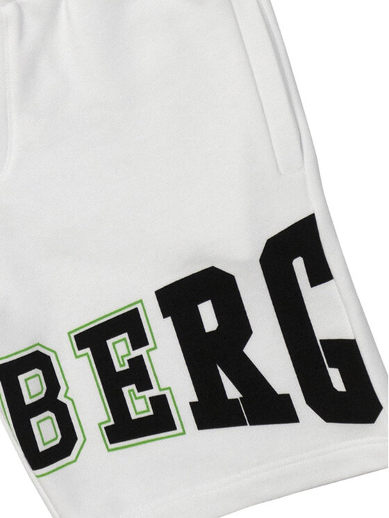 Iceberg Iceberg Szorty materiałowe BFICE3112J Biały Regular Fit