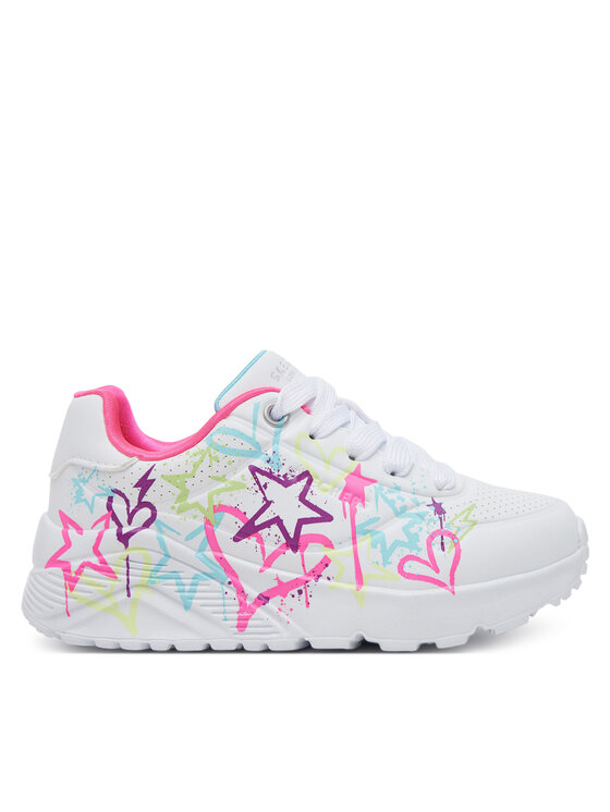 Skechers Skechers Sneakersy Uno Lite - My Drip 310391L/WMN Biela