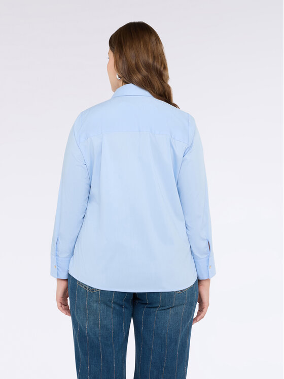 Fiorella Rubino Fiorella Rubino Camicia 5358T001357N004 Turchese A-Line Fit