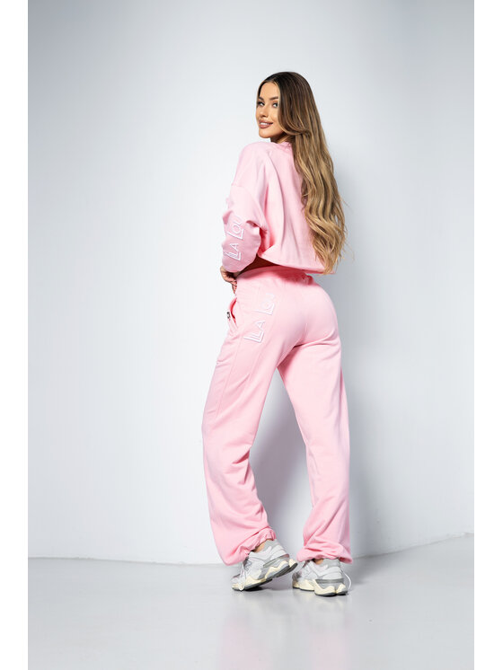 LilaLou LilaLou Dres Alex Różowy Regular Fit