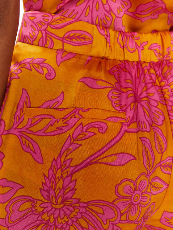 Morgan Morgan Pantaloni di tessuto 241-PMING Arancione Regular Fit