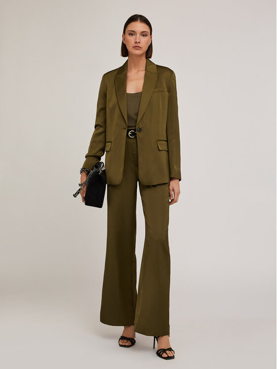 Motivi Motivi Giacca di transizione Q024Q000897N035 Verde Slim Fit