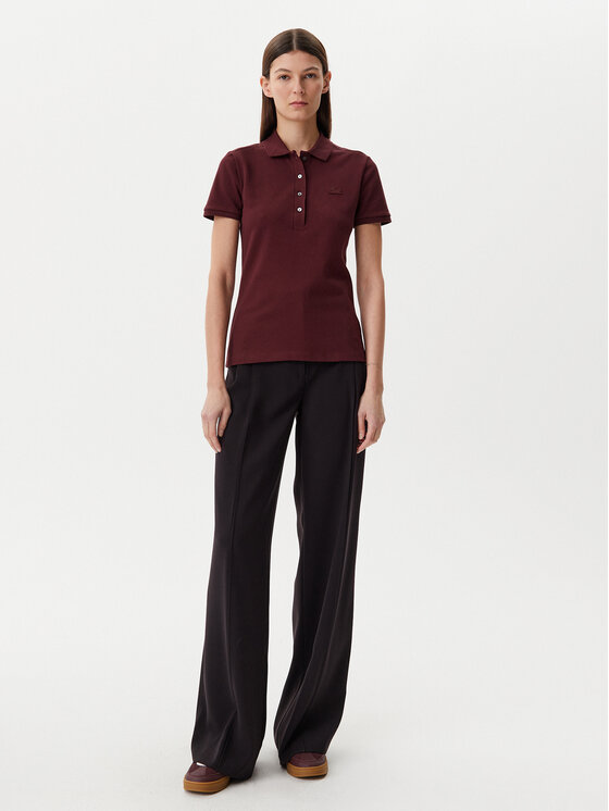 Lacoste Lacoste Polo PF5462 Tamnocrvena Slim Fit