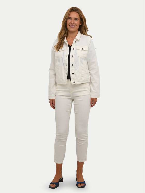 Kaffe Kaffe Traper jakna Zelina 10506287 Écru Regular Fit