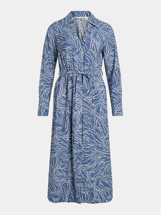 Vila Vila Hemdkleid Dogma 14096412 Blau Regular Fit