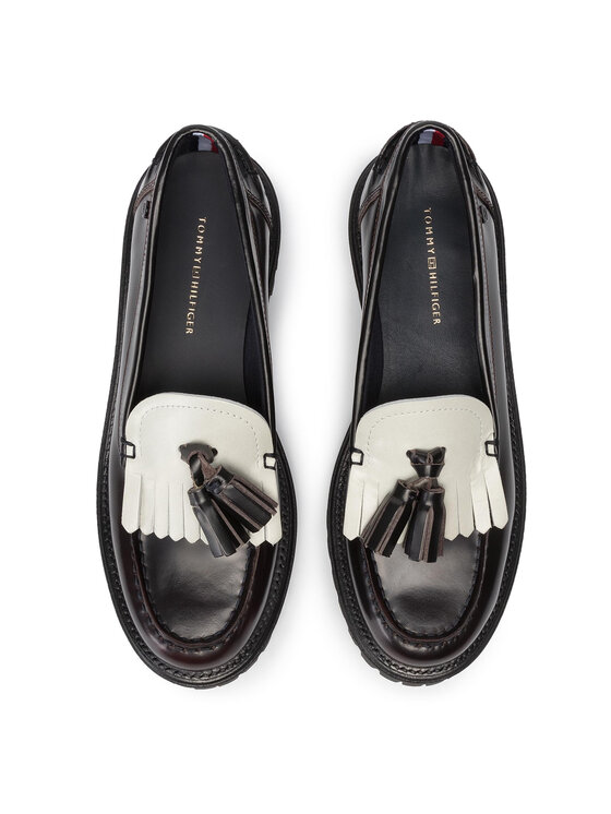 Tommy Hilfiger Tommy Hilfiger Mokasinai Iconic Polished Loafer FW0FW04289 Vyšninė