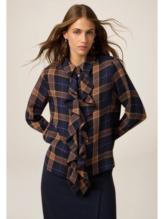 Oltre Oltre Camicia 5031R003195N0Z4 Blu Boxy Fit