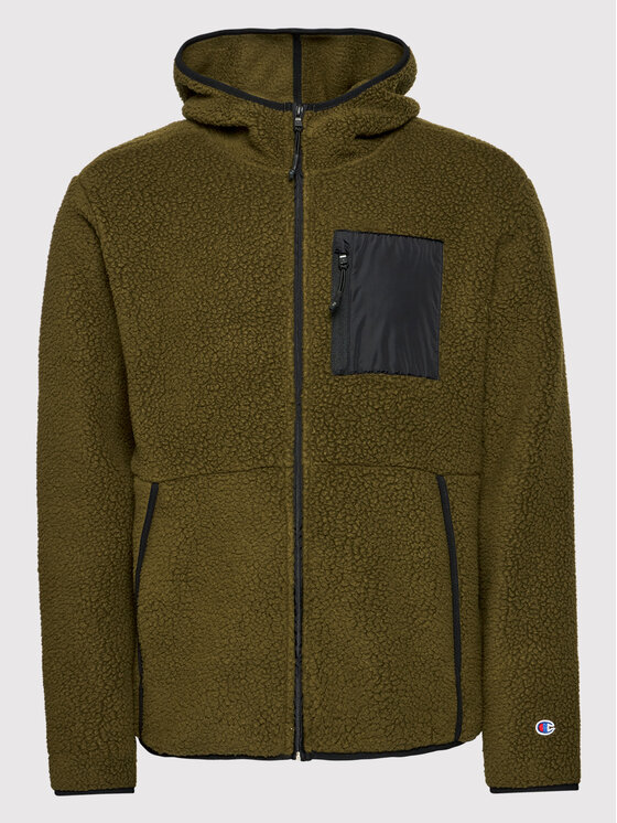 Champion Champion Polár kabát 216723 Zöld Regular Fit