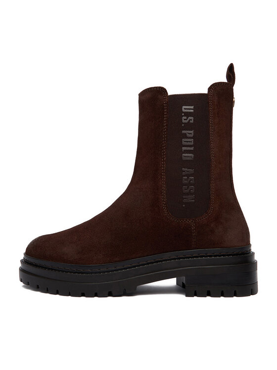 U.S. Polo Assn. U.S. Polo Assn. Klassische Stiefeletten CEO-VIZAG001W/ELE1 Braun