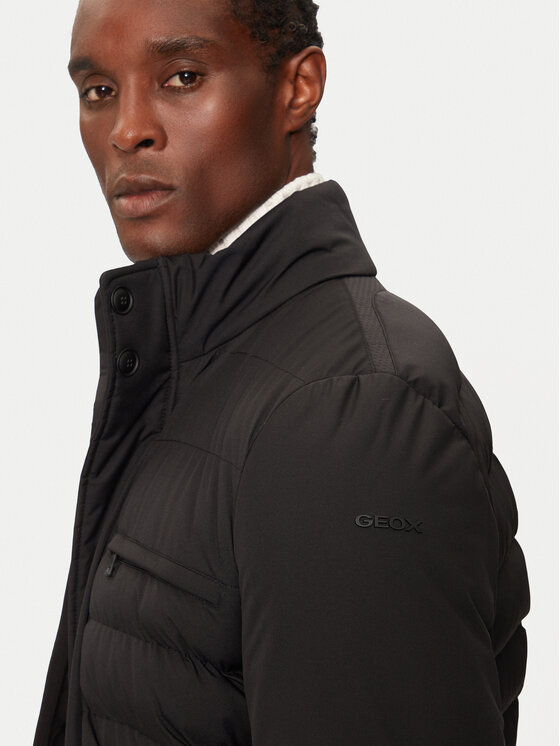 Geox Geox Зимно яке Sile M4628T T3140 F9000 Черен Regular Fit