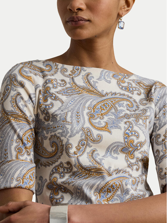 LAUREN RALPH LAUREN LAUREN RALPH LAUREN Bluza Judy 200B23544001 Pisana Regular Fit