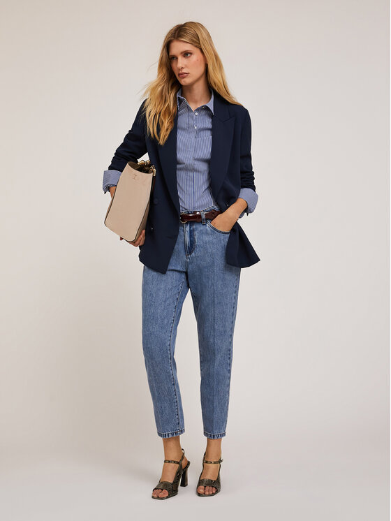 Motivi Motivi Jeans P534Q003757N004 Turchese Regular Fit