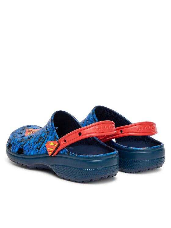 Crocs Crocs Klapki Superman Classic Clog 211131 Niebieski