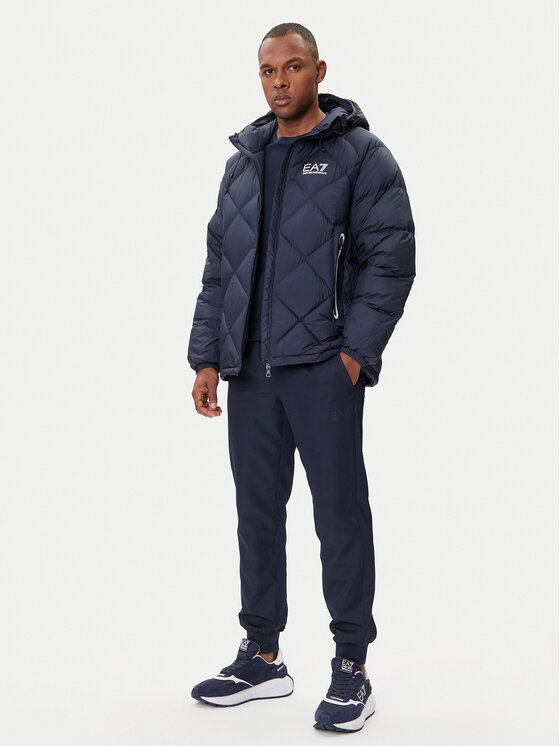 EA7 Emporio Armani EA7 Emporio Armani Daunenjacke 7M001001 AF15923 UB102 Dunkelblau Modern Fit