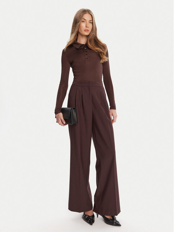 HUGO HUGO Блуза Darosevil 50543100 Кафяв Regular Fit