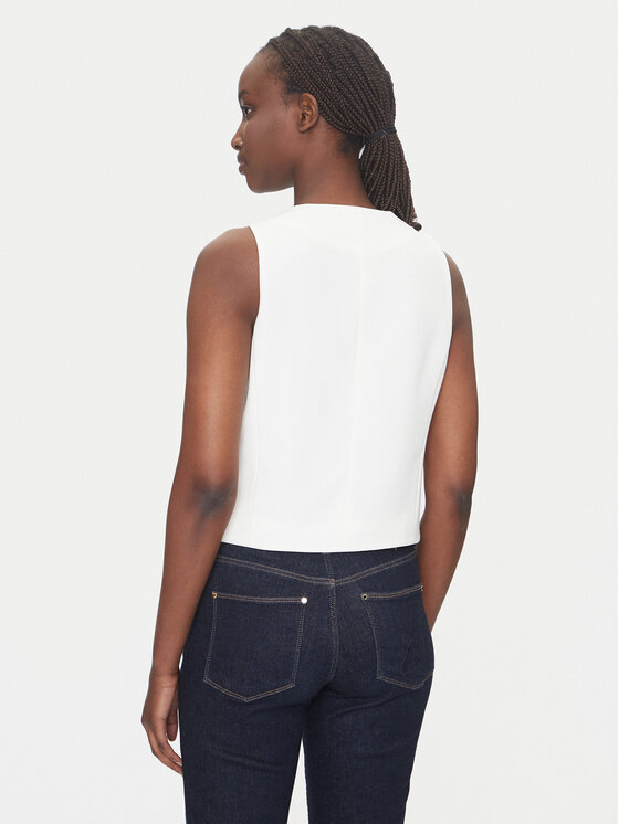 Morgan Morgan Gilet 242-ONFLEU Bianco Regular Fit