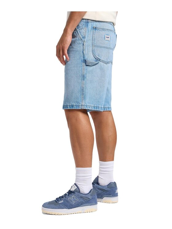 Lee Lee Szorty jeansowe 112364156 Niebieski Regular Fit