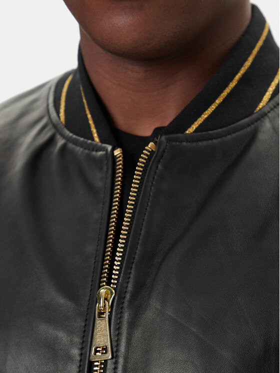 Versace Jeans Couture Versace Jeans Couture Giacca di pelle 79GAVP06 CPPS3 Nero Regular Fit