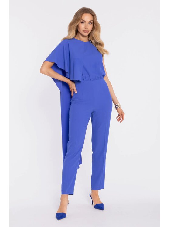 Made of Emotion Made of Emotion Jumpsuit M907 Blu Regular Fit