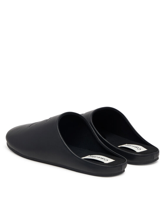 Calvin Klein Calvin Klein Пантофи Home Slipper Mule Lth HM0HM02279 Черен