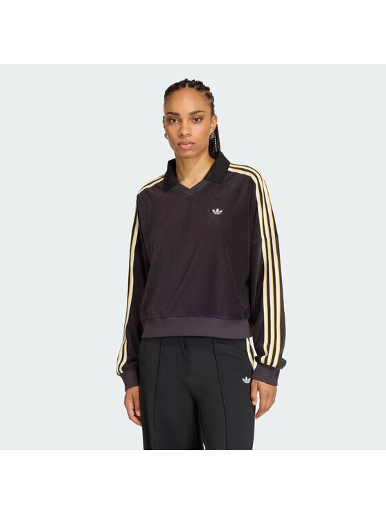 adidas adidas Μπλούζα Terry Towel KD1402 Μαύρο Oversize