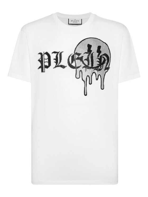 PHILIPP PLEIN PHILIPP PLEIN T-Shirt 15125 Biały Regular Fit