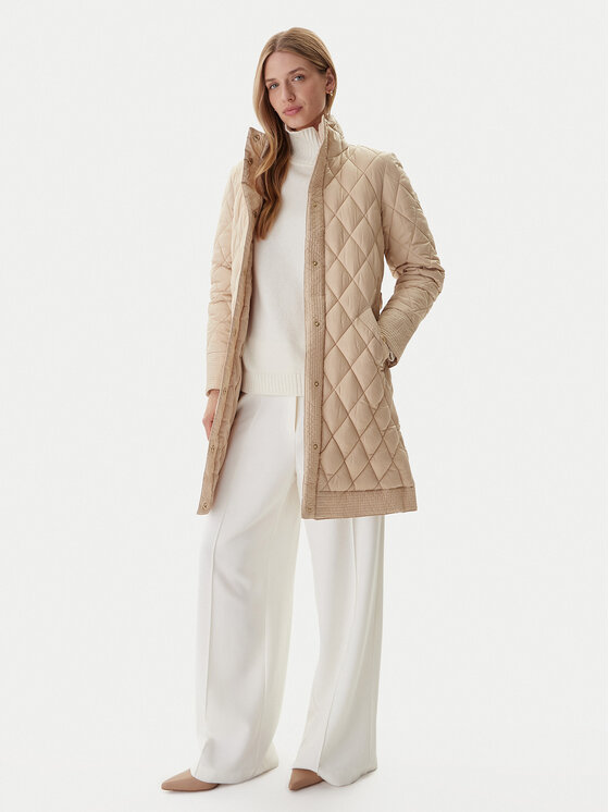 Fracomina Fracomina Giacca di transizione FR25WC3004O45301 Beige Regular Fit