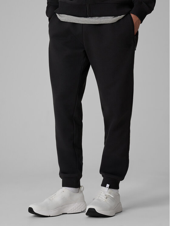 4F 4F Spodnie dresowe BASIC+ Szary ciemny Regular Fit