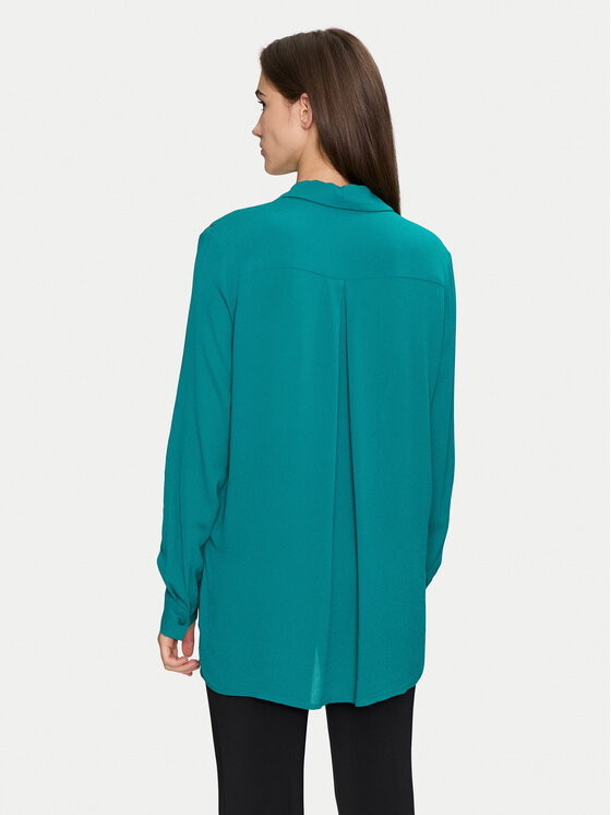 Sisley Sisley Košeľa 5ZMZLQ07I Zelená Oversize