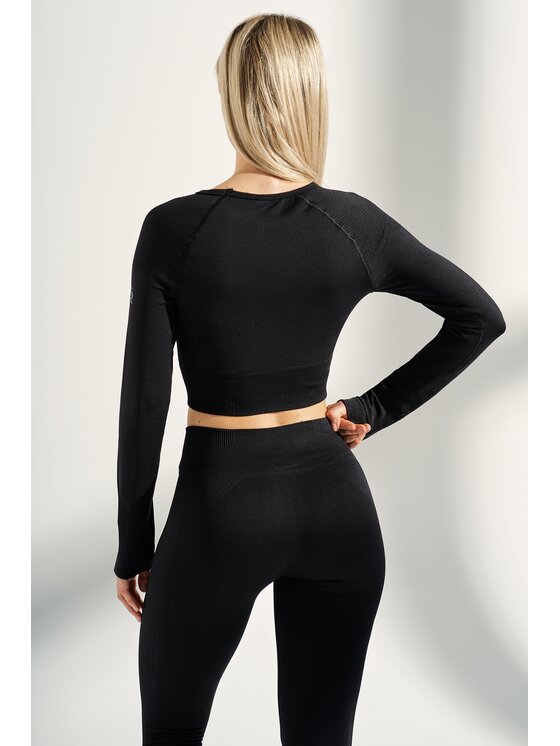 ROUGH RADICAL ROUGH RADICAL Koszulka techniczna DIAMOND RASHGUARD Czarny Slim Fit